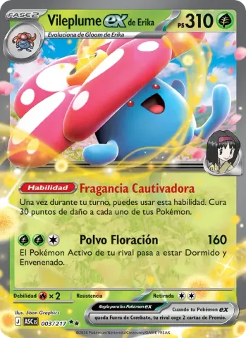 Vileplume ex de Erika · 003