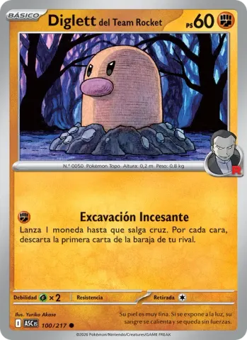 Diglett del Team Rocket · 100