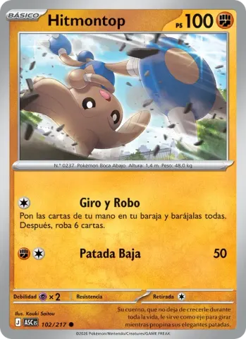 Hitmontop · 102