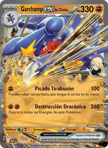 Garchomp ex de Cintia · 111