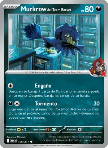 Murkrow del Team Rocket · 126