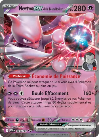 Mewtwo-ex de la Team Rocket · 079