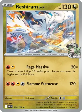 Reshiram de N · 154