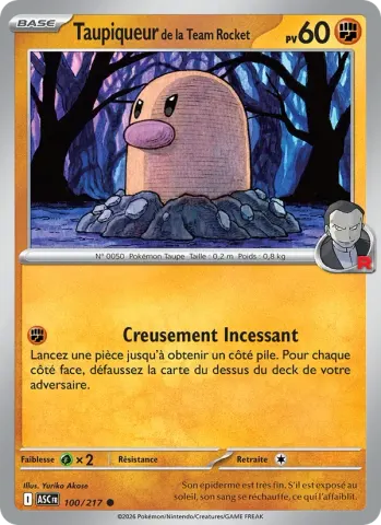 Taupiqueur de la Team Rocket · 100