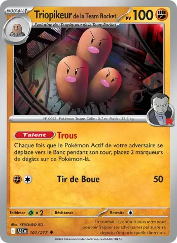 Triopikeur de la Team Rocket · 101
