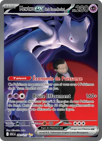Mewtwo-ex de la Team Rocket · 281