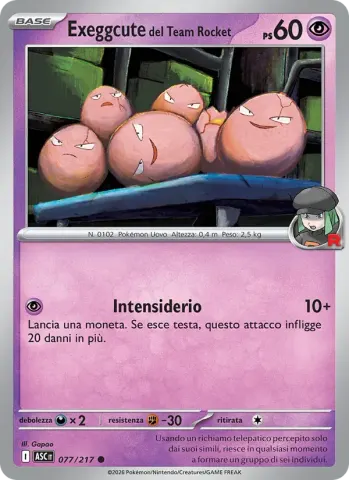Exeggcute del Team Rocket · 077