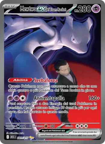 Mewtwo-ex del Team Rocket · 281