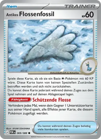 Antikes Flossenfossil · 069