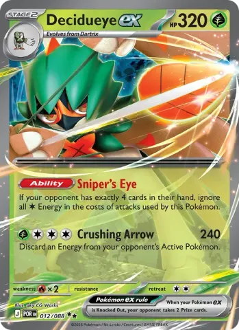 Decidueye ex · 012