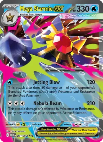 Mega Starmie ex · 021