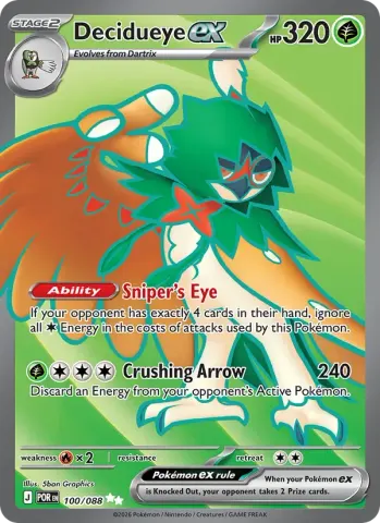 Decidueye ex · 100