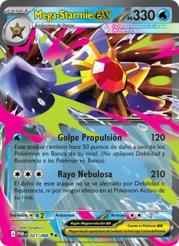Mega-Starmie ex · 021