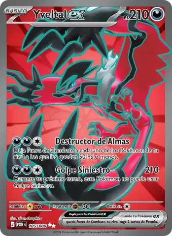 Yveltal ex · 105