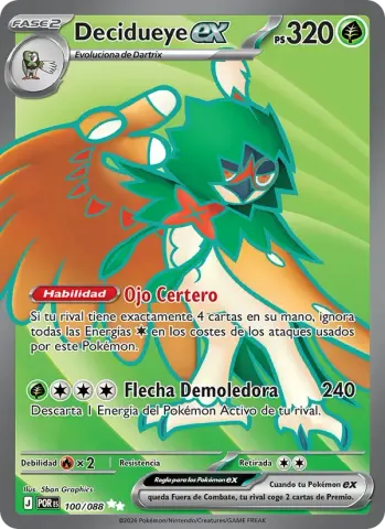 Decidueye ex · 100