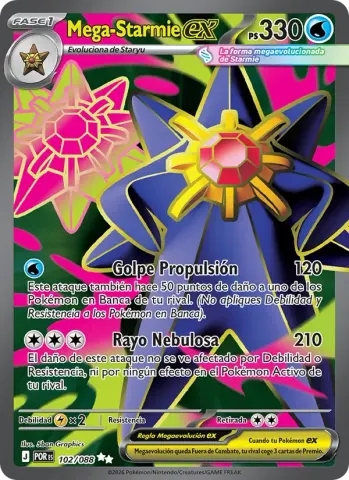 Mega-Starmie ex · 102