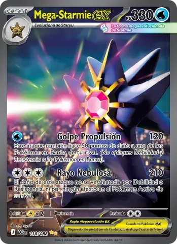 Mega-Starmie ex · 118