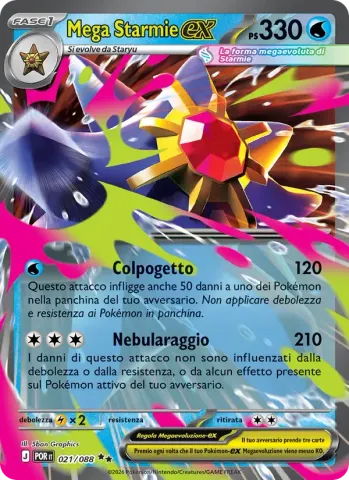 Mega Starmie-ex · 021