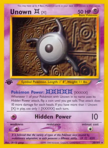 Unown [X] · 30