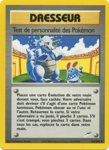 Test de personnalité des Pokémon · 102