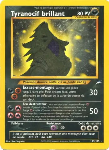 Tyranocif brillant · 113