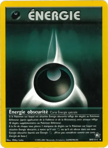 Énergie obscurité · 104