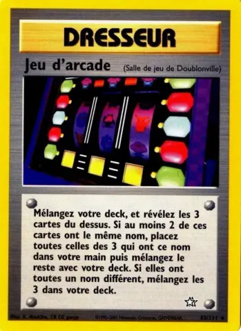 Jeu d'arcade · 83
