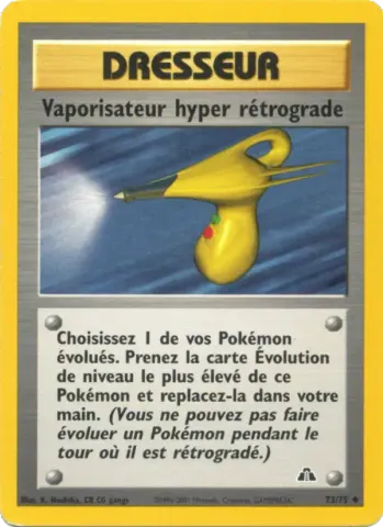 Vaporisateur hyper rétrograde · 73