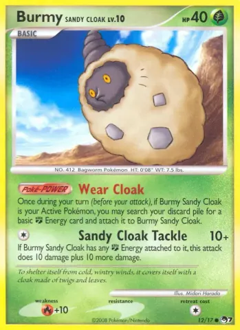 Burmy Sandy Cloak · 12