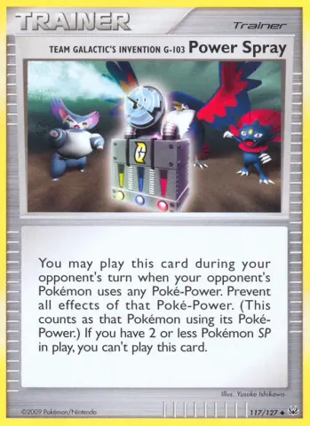 Team Galactic's Invention G-103 Power Spray · 117