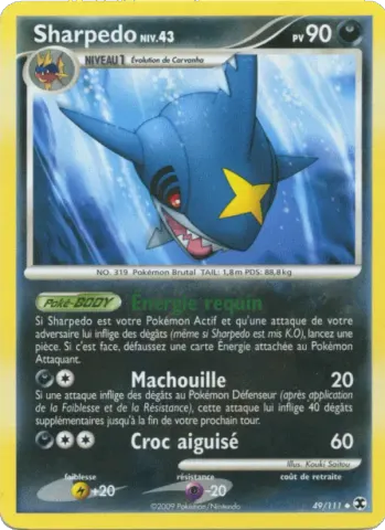 Sharpedo Niv. 43 · 49