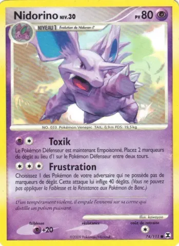 Nidorino Niv. 30 · 74