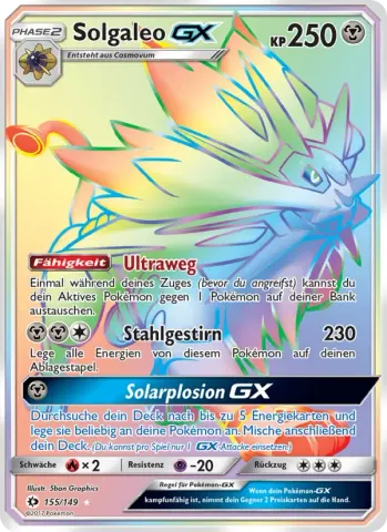 Solgaleo GX · 155