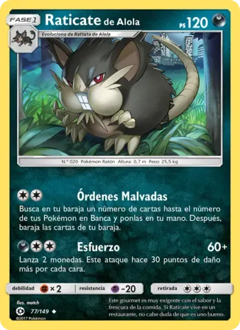 Raticate de Alola · 77