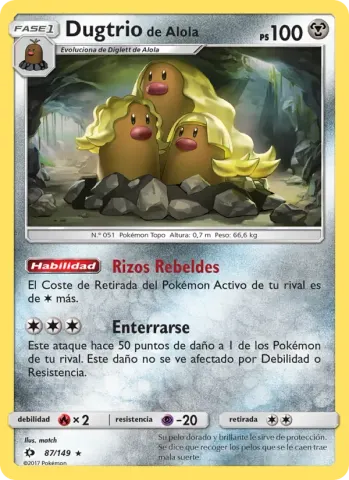 Dugtrio de Alola · 87