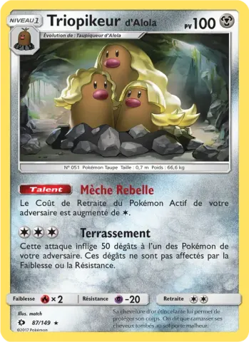 Triopikeur d’Alola · 87