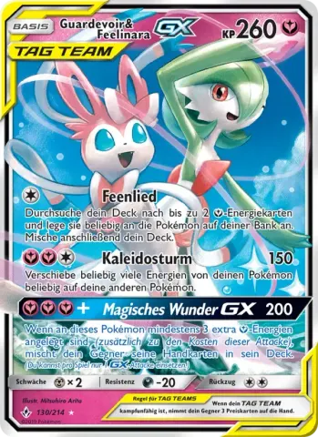 Guardevoir & Feelinara GX · 130