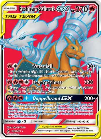 Reshiram & Glurak GX · 194
