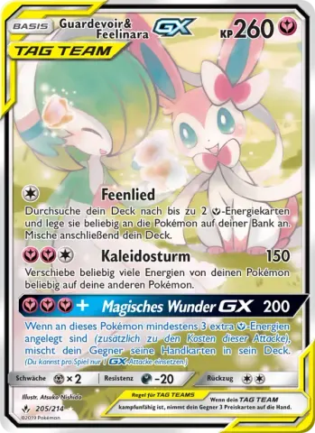 Guardevoir & Feelinara GX · 205