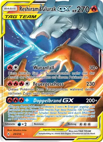 Reshiram & Glurak GX · 20