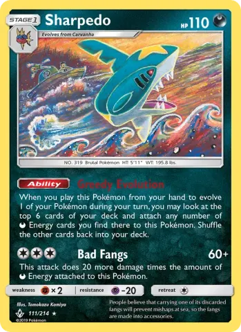 Sharpedo · 111