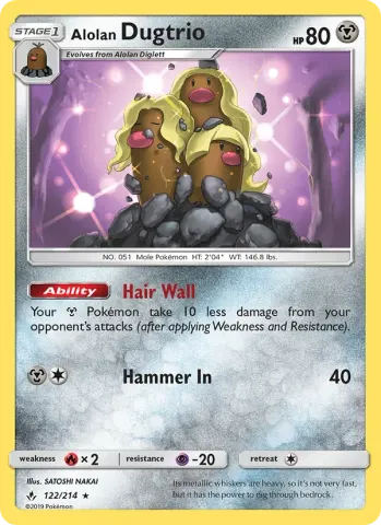 Alolan Dugtrio · 122