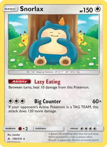 Snorlax · 158