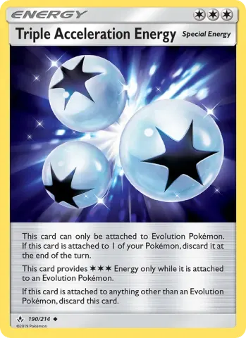 Triple Acceleration Energy · 190
