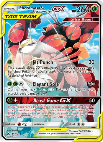 Pheromosa & Buzzwole GX · 192