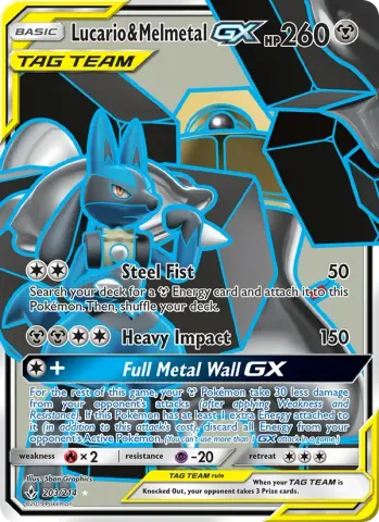 Lucario & Melmetal GX · 203