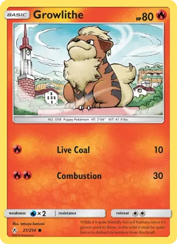 Growlithe · 21