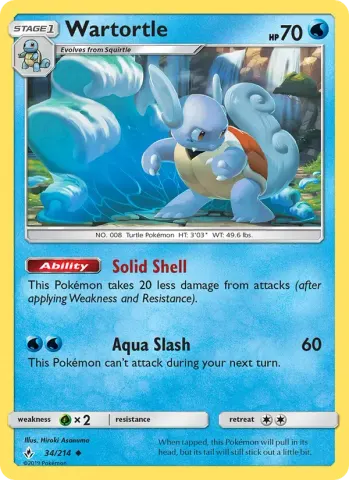 Wartortle · 34