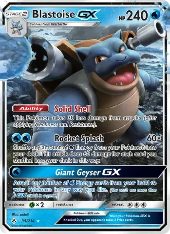Blastoise GX · 35
