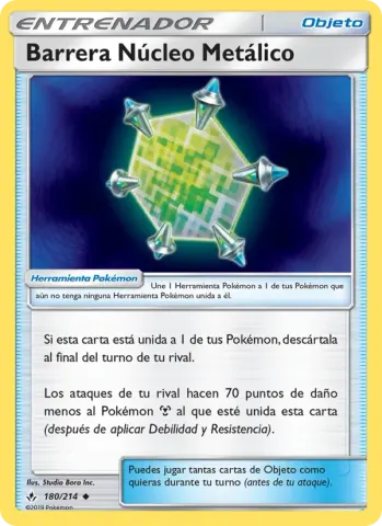 Barrera Núcleo Metálico · 180